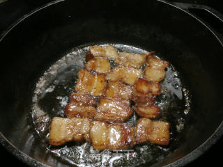 Pan-fried Fermented Bean Curd Pork Belly recipe