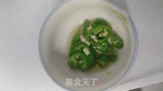 Green Pepper Preserved Egg recipe
