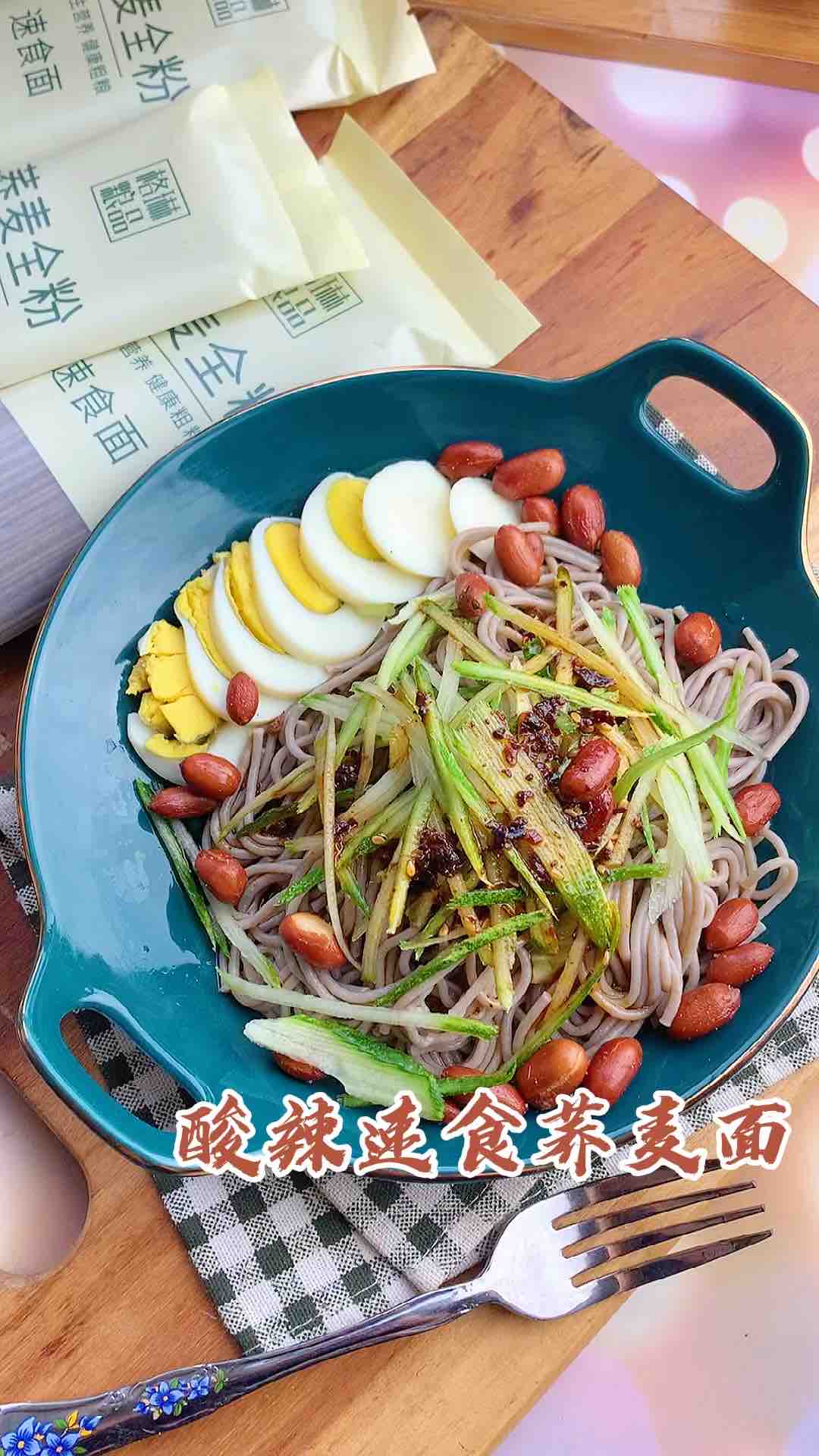 Hot and Sour Instant Soba Noodles recipe