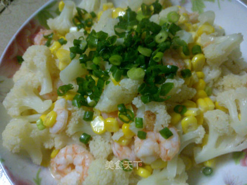 Fried Shrimp with Gold and Pearls recipe