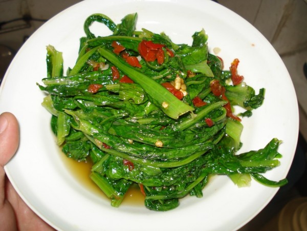 Stir-fried Lettuce Leaves recipe