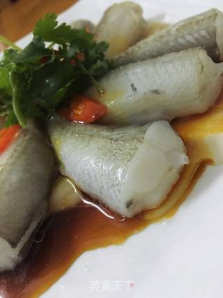Steamed Tofu Fish with Garlic recipe