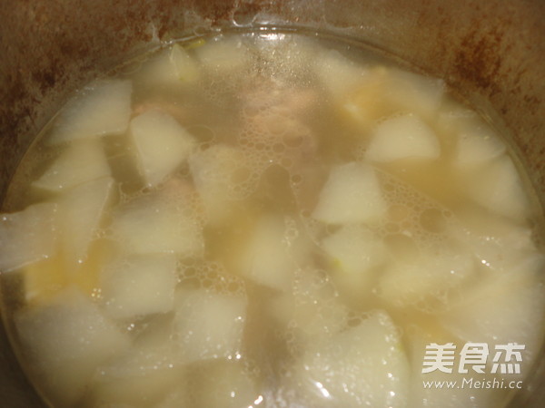 Winter Melon Pork Ribs and Corn Soup recipe