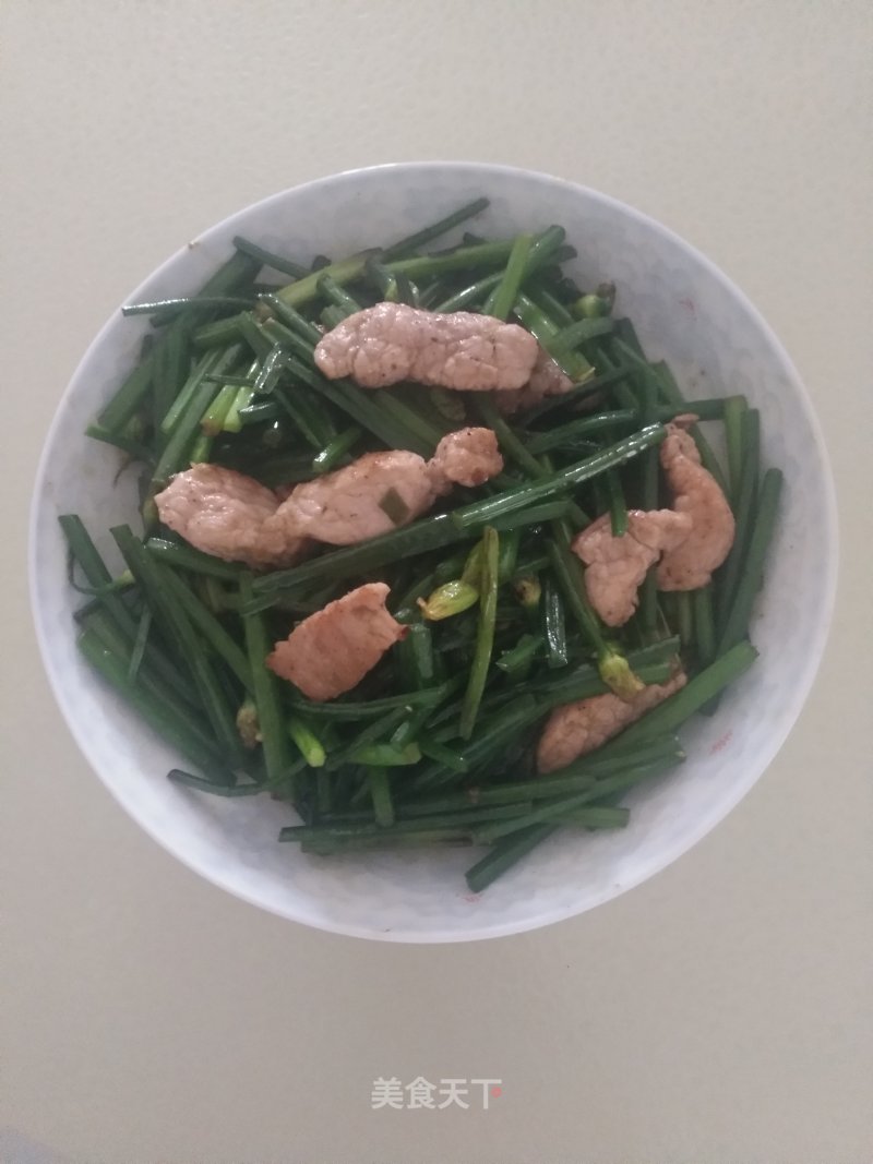 Stir-fried Pork with Chives recipe