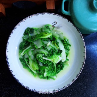 Stir-fried Milk Cabbage with Tea Oil recipe