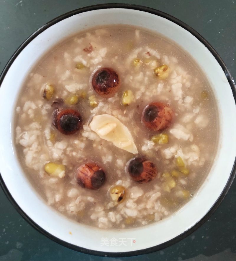 Mung Bean, Lotus Rice and Mixed Grain Congee recipe