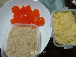 #新良首第届消防大赛# Custard Pork Floss Egg Yolk Crisp recipe