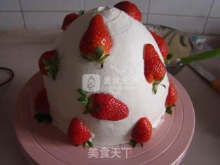 Strawberry Castle Cake recipe