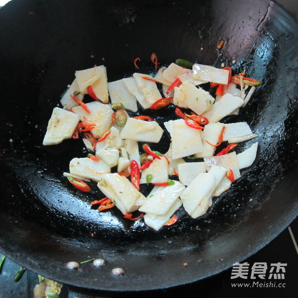 Fried Cold Potato Chips recipe