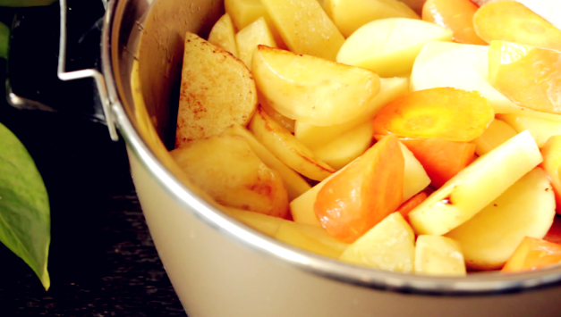 Red Curry Chicken Nuggets with Mixed Vegetables recipe