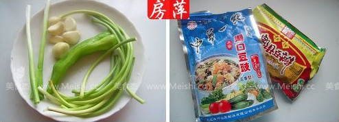 Stir-fried Bean Curd with Hunan Bacon recipe