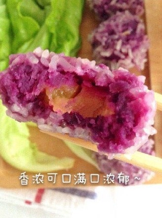 Crystal Purple Sweet Potato Ball recipe