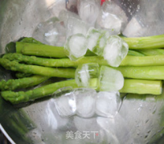 Asparagus in Oyster Sauce with Ham recipe