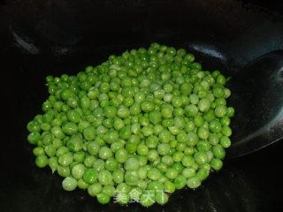 Fried Peas with Shrimp recipe