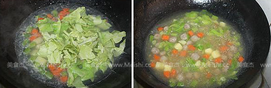 Meatball Hu Spicy Soup recipe