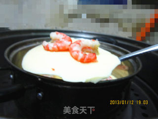 Shrimp Steamed Egg recipe