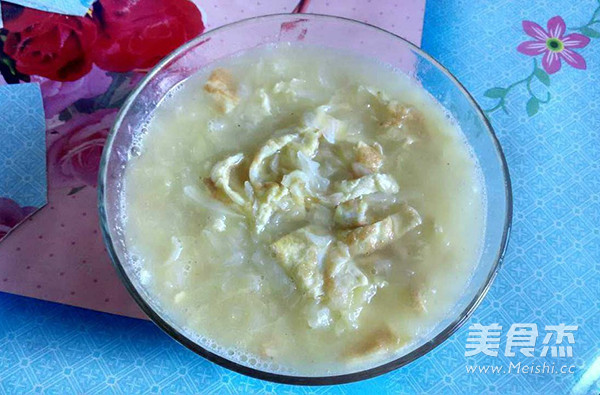 Cabbage Egg Crust Soup recipe