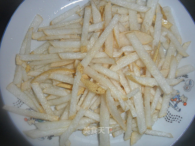 Sugar Mixed Pear Shreds-a Simple Fruit Delicacy recipe