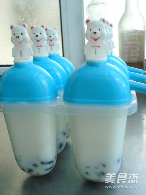 Honey Bean Milk Popsicle recipe