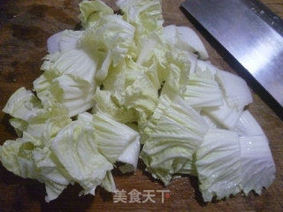 Boiled Rice Cake with Bacon and Cabbage recipe