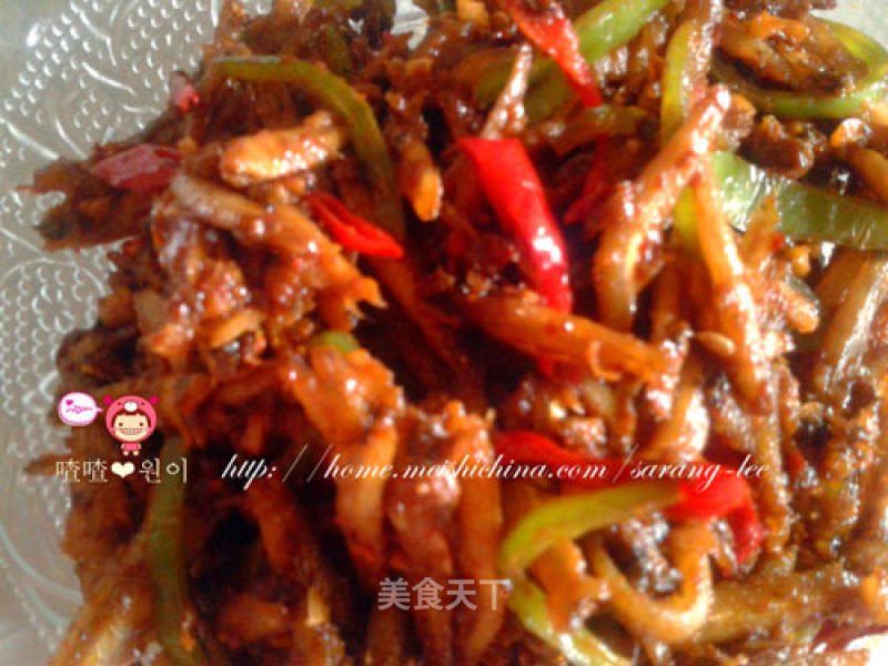 Korean Food-spicy Whitebait in Korean Sauce~ recipe