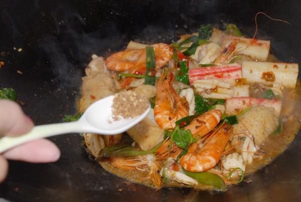 Spicy Seafood Pot recipe