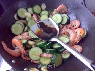 Prawns Cucumber Sesame Oil Pops recipe