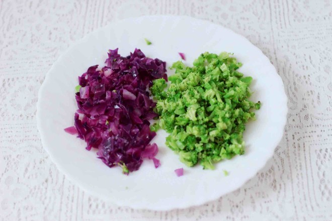 Li Mai's Purple Cabbage Rice Balls with Seasonal Vegetables recipe