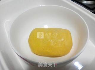 Children's Favorite-pumpkin Glutinous Rice Bean Paste Cake recipe