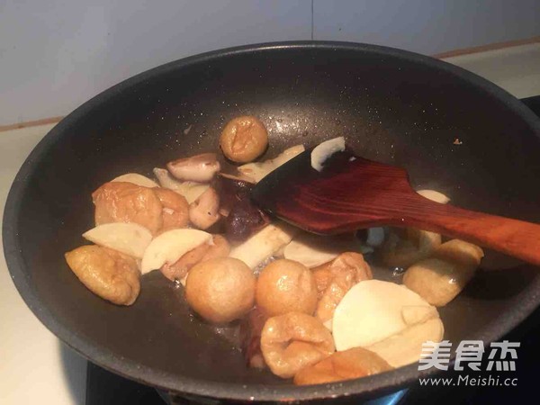 Stir-fried Vegetarian-mushroom Gluten recipe