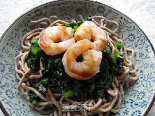 Shrimp Soba Cold Noodles recipe