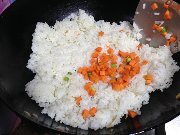 "crab Flavor" Soy Sauce Fried Rice recipe