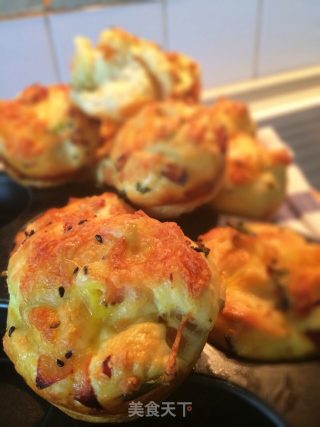 Ham and Cheese Bread Cup recipe