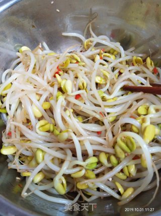 Hot and Sour Soy Sprouts recipe