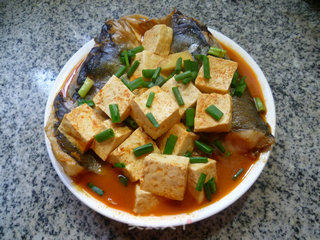 Tofu Boiled Fish Head recipe