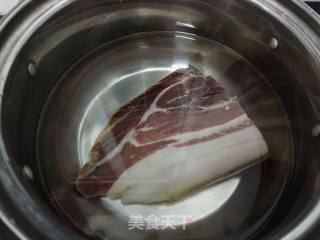 Stir-fried Kale with Ham recipe