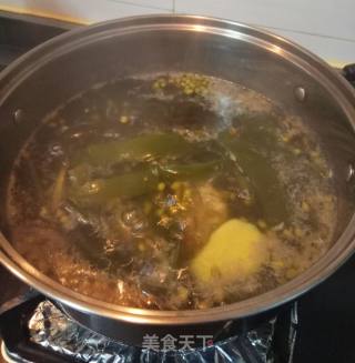 Mung Bean Kelp Keel Soup recipe