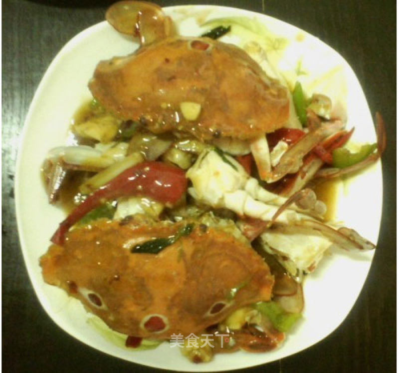 Spicy Braised Three-mesh Crab recipe