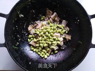 Grilled Salted Fish with Edamame recipe