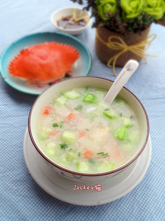 Shenggua Crab Meat Congee recipe