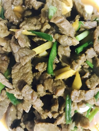 Stir-fried Beef with Black Pepper and Ginger recipe