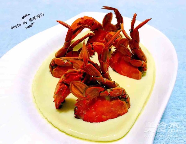 Crab Steamed Custard recipe