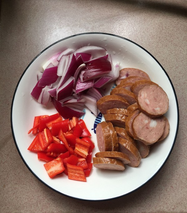 Stir-fried Red Intestine recipe