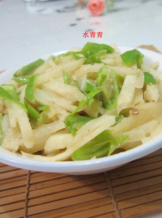 Green Pepper and Cold Potato Shreds recipe