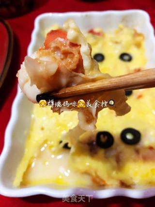 Xiangrui Mummy Food Controls Twelfth Lunar 29th, Milky Mozzarella Baked Seafood recipe