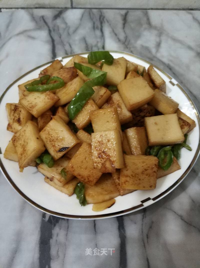 Fried Fish Tofu with Chili recipe