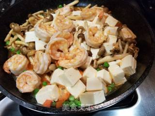 Shrimp and Mushroom Tofu recipe