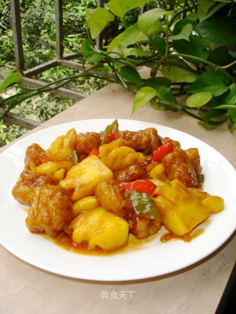 Sweet and Sour Pork with Pineapple recipe
