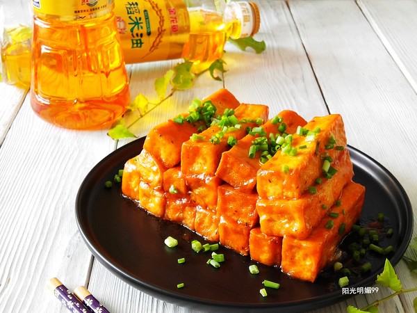 Fried Tofu in Tomato Sauce recipe