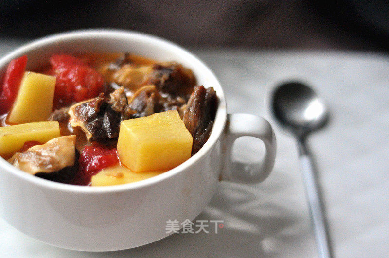 #trust之美# Stewed Beef Brisket with Tomato and Potato recipe